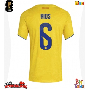 Colombia Richard Rios #6 Replica Home Stadium Shirt for Women World Cup 2026 Short Sleeve